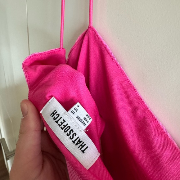 Pink Ruched Dress - Picture 4 of 4